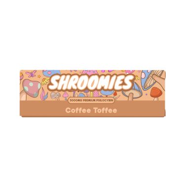 shroomies coffee toffee 3000mg front