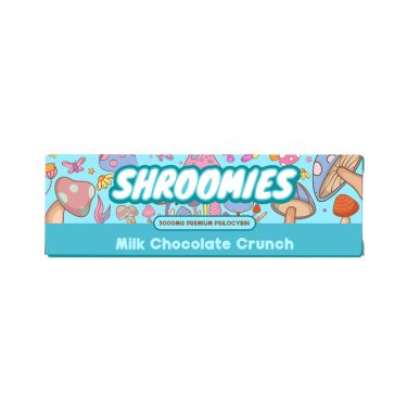 shroomies milk chocolate crunch 3000mg front