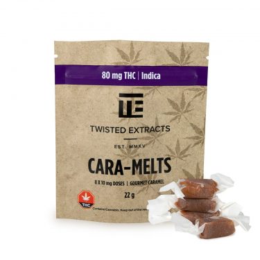 Twisted Extracts INDICA Cara Melts 80MG 1200x1200