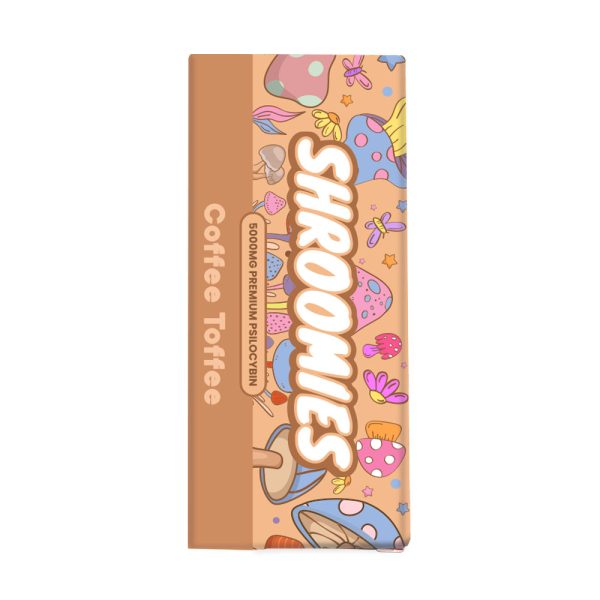 shroomies coffee toffee 5000mg front