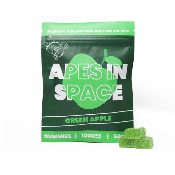 APES IN SPACE GREEN APPLE done