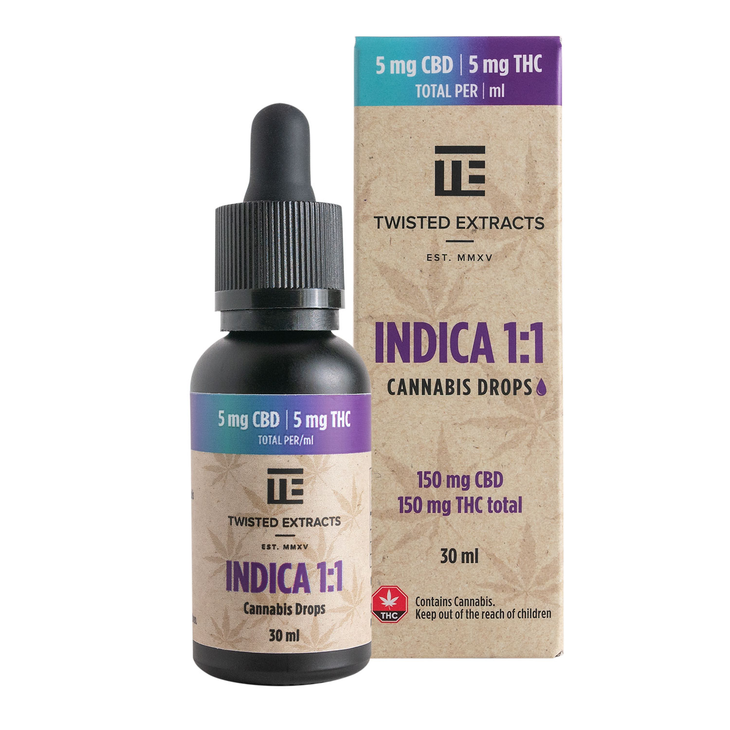 Indica 1 1 Cannabis Oil Drops 150mg THC 150mg CBD 1.jpg