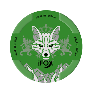 White Fox All White Slim - Peppered Mint 12mg