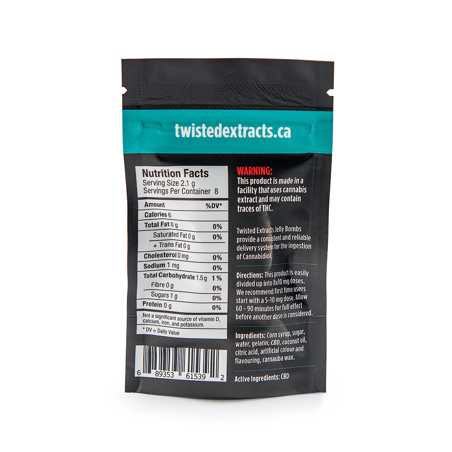 Twisted Extracts - Strawberry CBD Jelly Bomb - Image 2