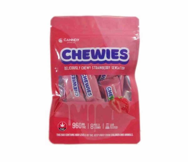 Canndy – Strawberry Sensation Chewies 960mg THC