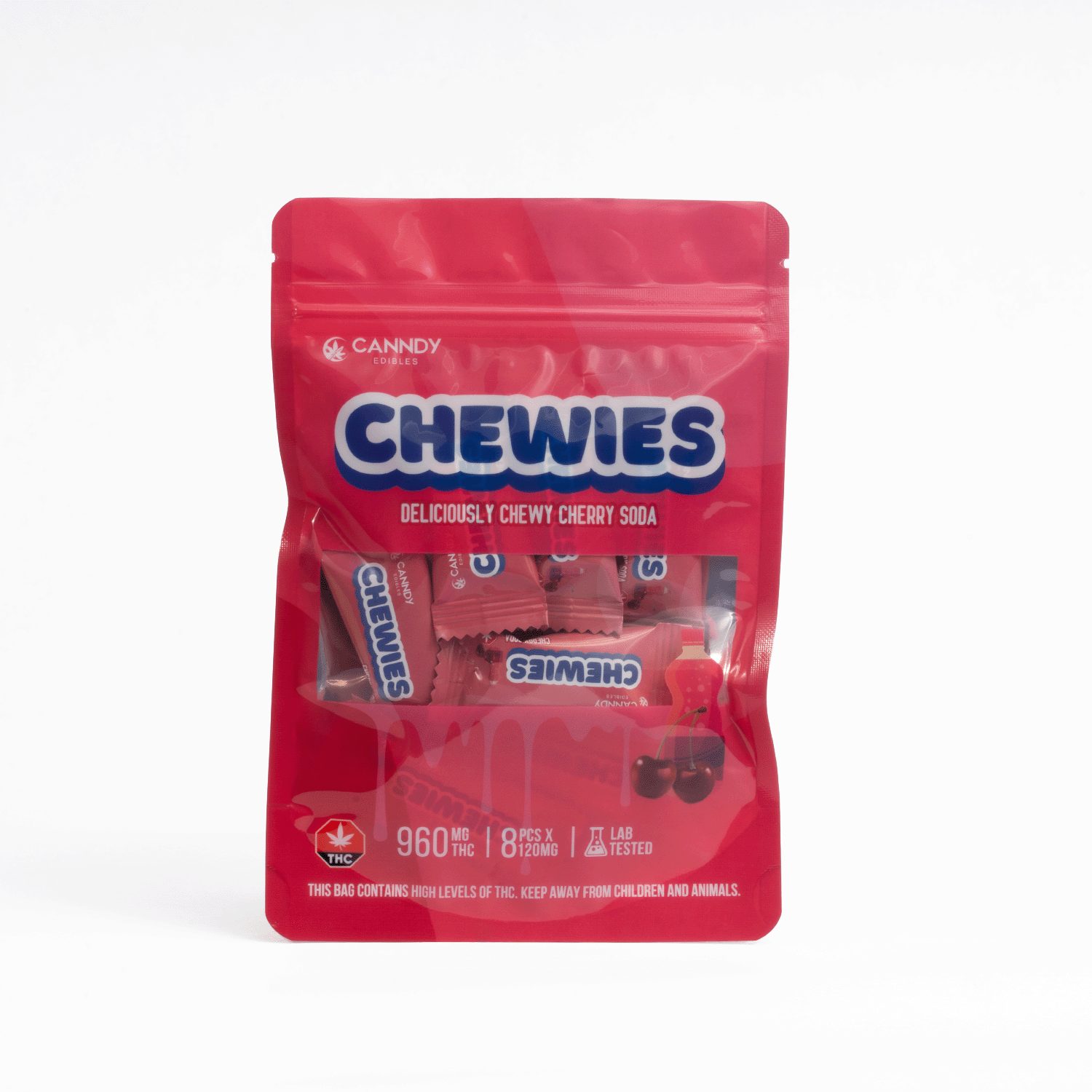 Canndy Edibles – Chewies | Cherry Soda 960mg THC