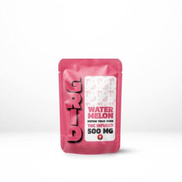 Alternative view of GRID – 500mg THC Gummy – Watermelon