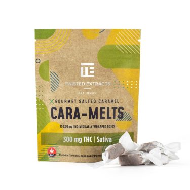 Twisted Extracts - Sativa Salted Cara-Melts (300mg THC)