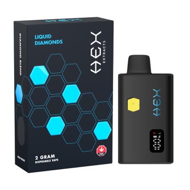 Hex Extracts - Liquid Diamonds Disposable Vape - 2G