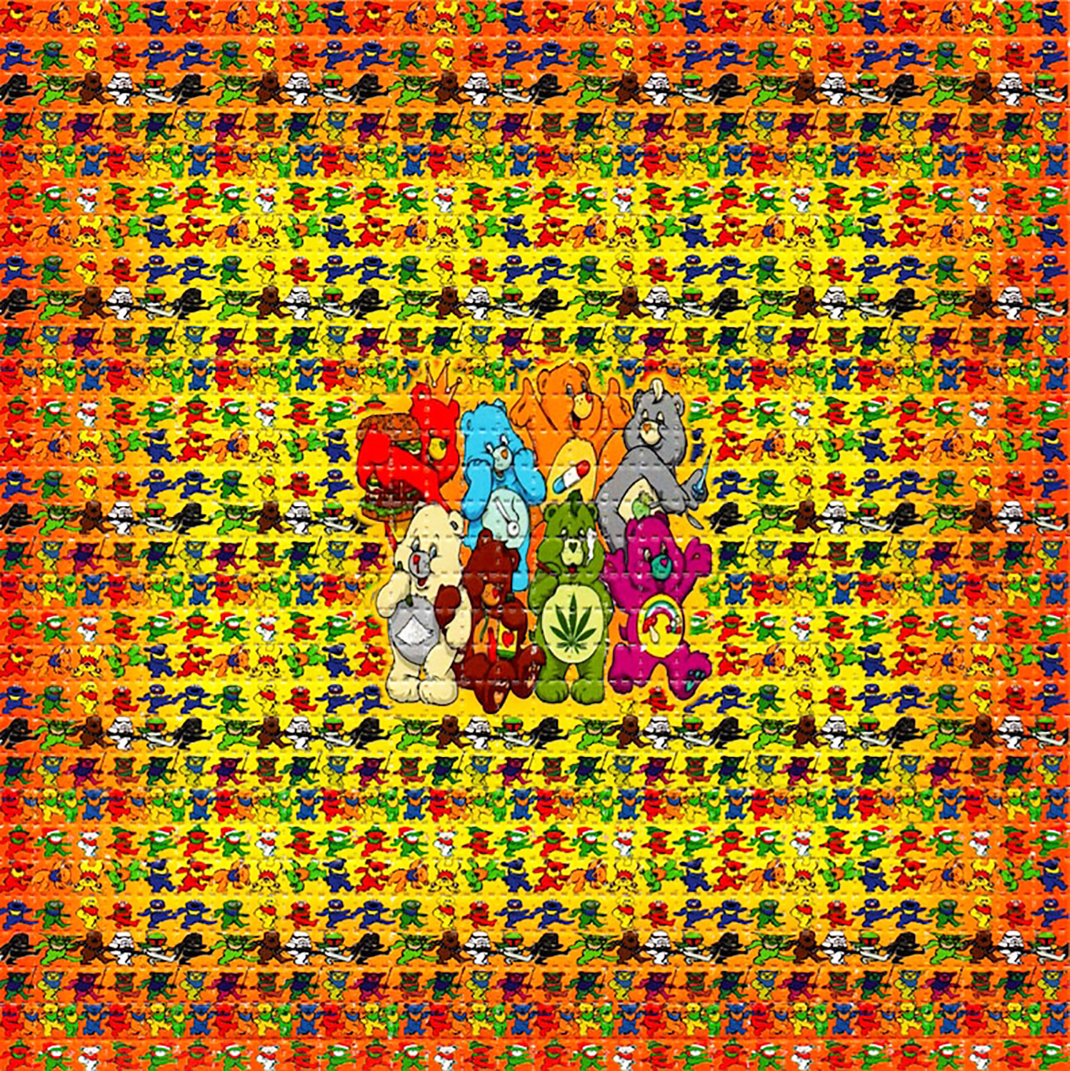 LSD Tabs - 125ug - Dancing Care Bears