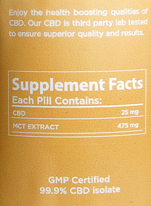 SleeBD - Pure Capsules 750mg CBD - Image 2